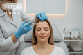 Botox injection on femail with text '2 areas' and '45min'
